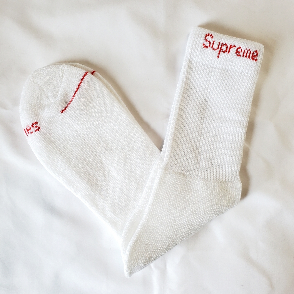 Supreme Hanes Socks 1 pair White